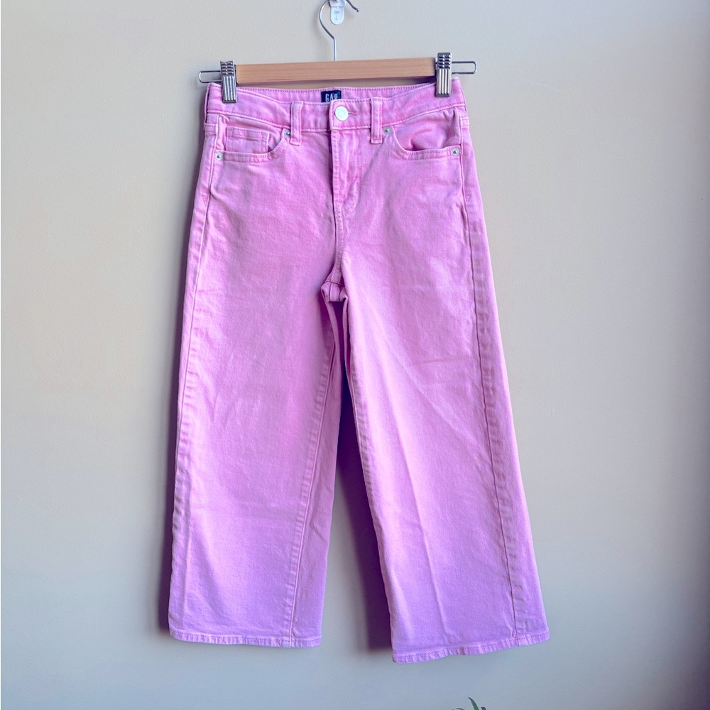 GAP Wide Leg Cropped Girls' Jeans